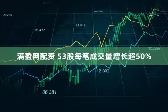 满盈网配资 53股每笔成交量增长超50%